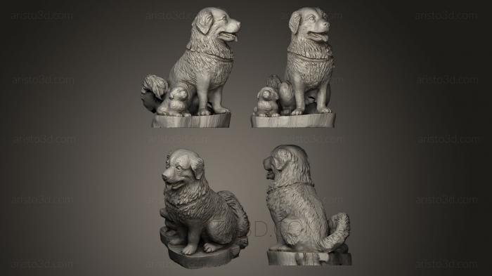 Animal figurines (STKJ_0031) 3D model for CNC machine